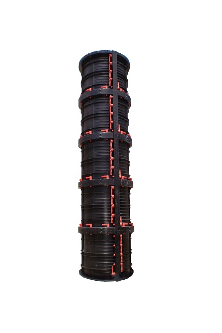 Пластиковая опалубка колонн GEOTUB Geoplast колонна круглая 3,0 м, диаметр 300 мм фото 1