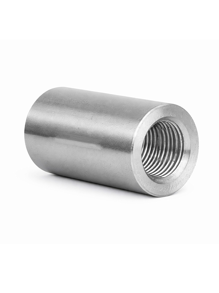 Муфта с цилиндрической резьбой для стыковки арматуры 32 мм фото 2