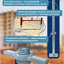 Винтовая опорная пята 0,75 м универсальная комплект 2 шт. фото 4