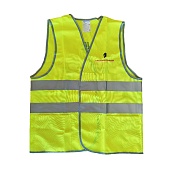 Жилет со светоотражающими элементами Промышленник, жёлтый Купить Жилет со светоотражающими элементами Промышленник, жёлтый