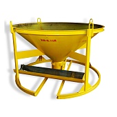 Бадья для бетона БН 0,75 м3 низкая с лотком Купить Бадья для бетона БН 0,75 м3 низкая с лотком