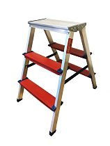 Двухсторонняя алюминиевая комбинированная стремянка TeaM 3x3 Купить Двухсторонняя алюминиевая комбинированная стремянка TeaM 3x3